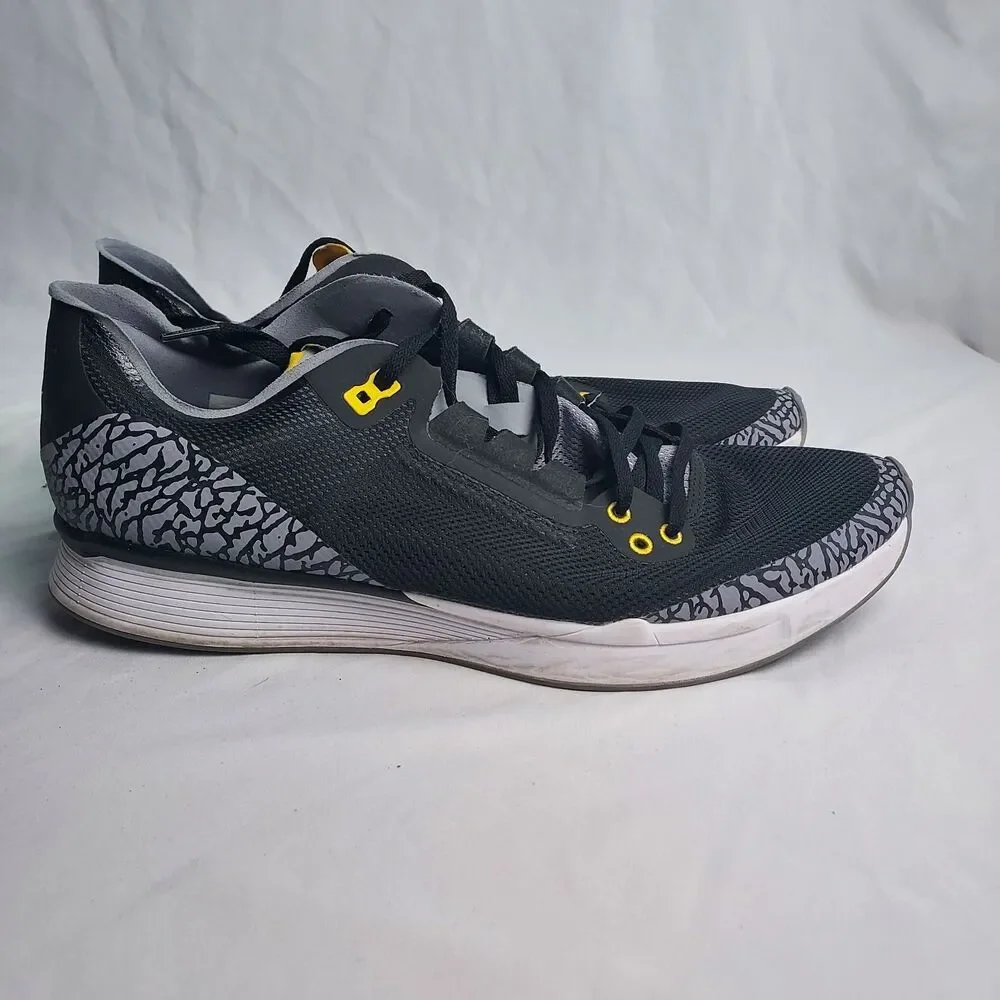 Nike Jordan Running Shoes Mens 13 Black Grey Athletic Sneakers AV1200